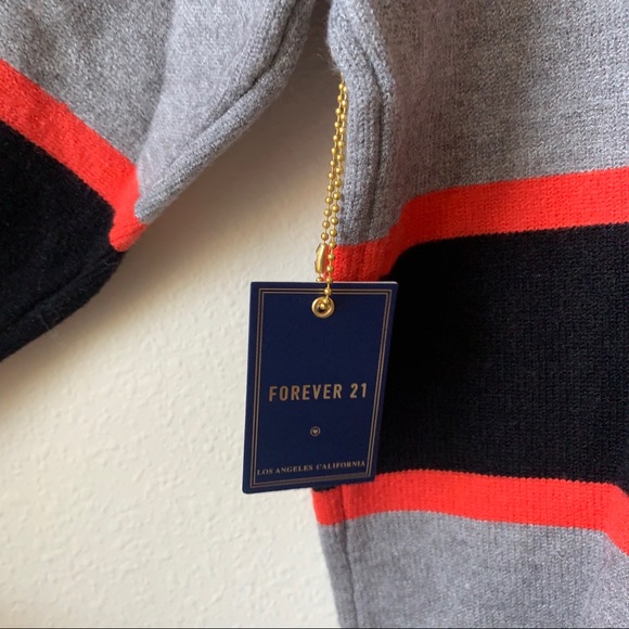 Forever 21 Stripe Sweater NWT - Picture 3 of 5